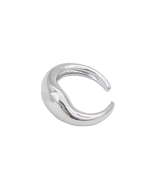 Garance - 18k gold plated ear cuff silver color