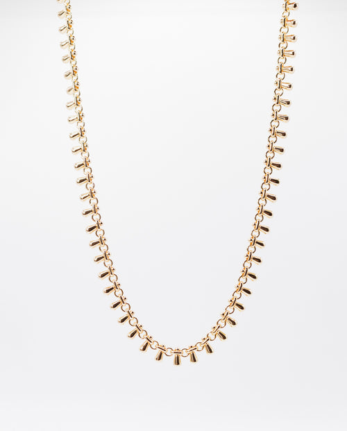Georgiana - Classic And Elegant 18K Gold Plated Chain Necklace Gold Color