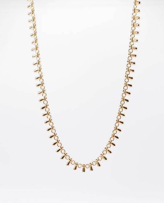 Georgiana - Classic And Elegant 18K Gold Plated Chain Necklace Gold Color