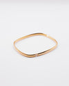 Isadora - 18k gold plated minimalist bangle bracelet , gold color