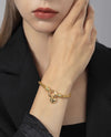Wynter - 18k gold plated delicate gold-toned chain , gold color