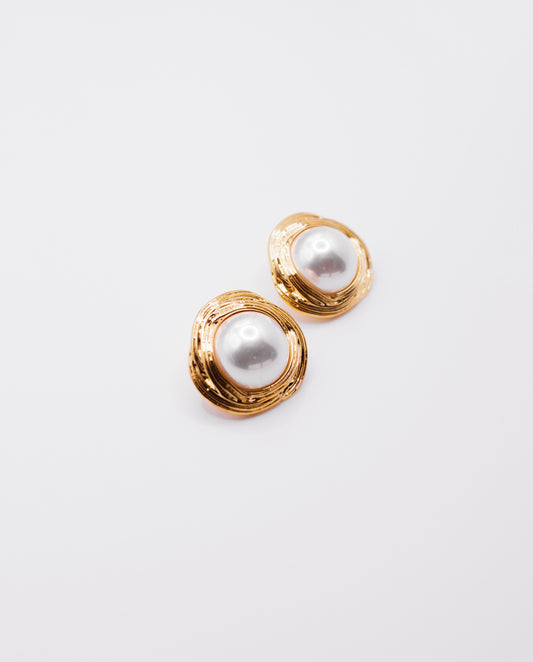 Vega - 18k gold plated classic and elegant design earrings