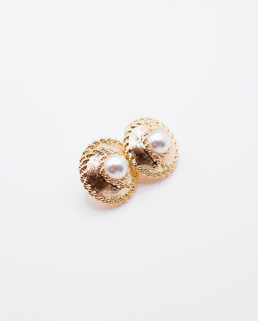 Siora - 18k gold plated vintage-inspired earrings , gold color