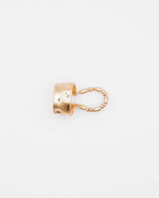Camille - 18k gold plated artisan-crafted ring , gold-tone
