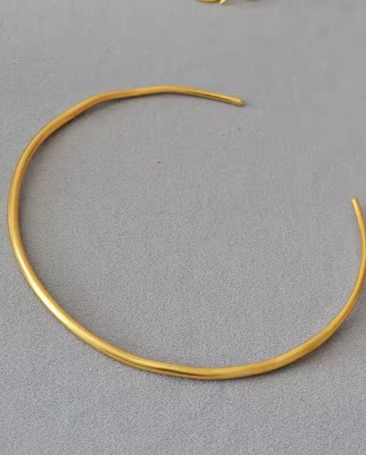Leilani - 18k gold plated choker , gold color