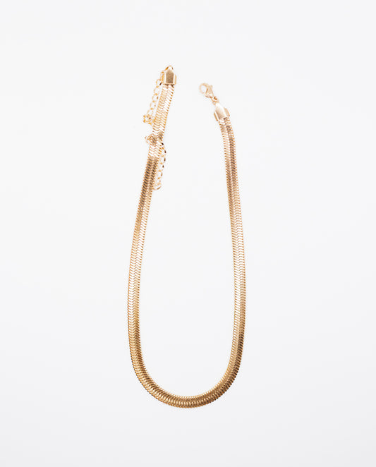 Alara - 18k Gold Plated Classic Shape Chain Necklace Gold Color
