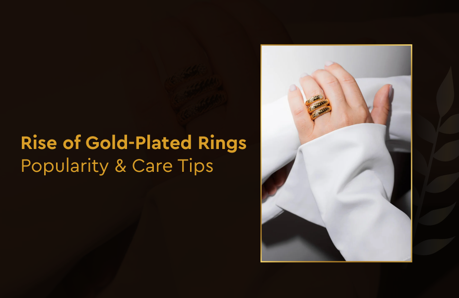 gold-plated rings